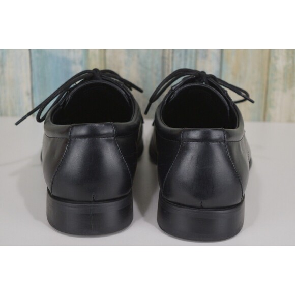 Alfani Andrew Men's Size 9.5 Smooth Plain Toe Black Oxfords - Picture 7 of 10